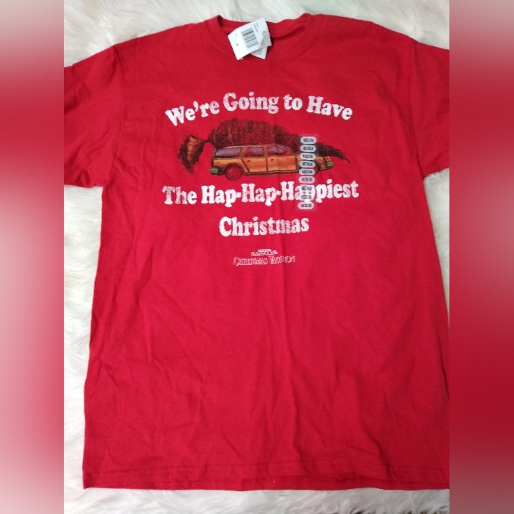 national Lampoon's Christmas vacation tee medium